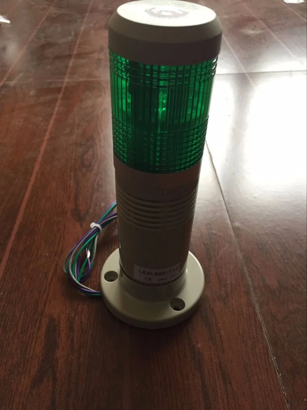 

24V Industrial Green Signal Tower Light LED Warning Lamp with Buzzer Bcptw