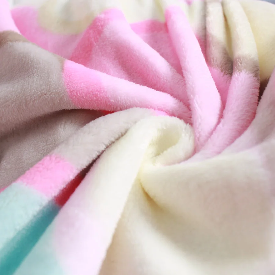 Зимнее одеяло на кровать розовые воздушные шары толстые размер KING QUEEN