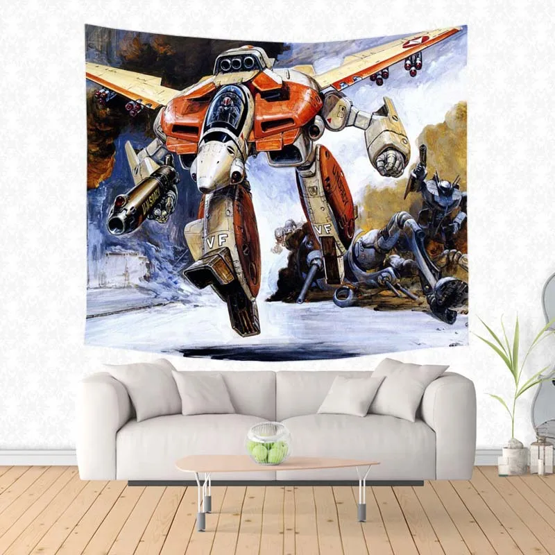 3 Robotech полиэстер прямоугольный гобелен DIY ковер на стену Коврик для йоги коврик для пикника украшения дома спальни - Цвет: 3