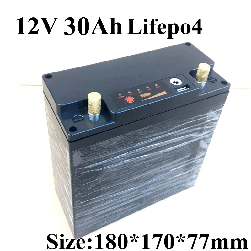 

Deep cycle batteries 12V 30Ah lifepo4 lithium iron solar battery pack high power for accu bateria 12v 20ah akku bateria pack
