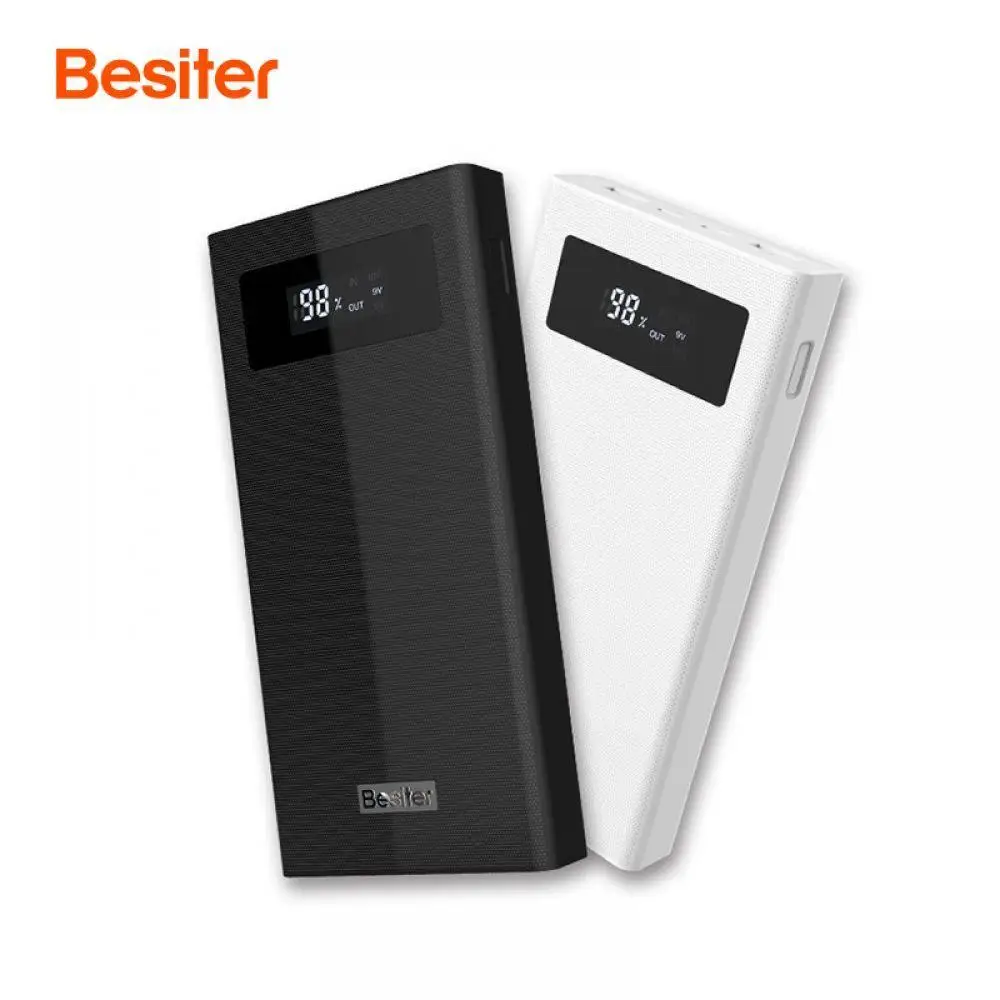 Besiter Power Bank 20000 мАч для Mi 2 Quick Charge 3 0 PowerBank Портативное зарядное устройство Внешняя