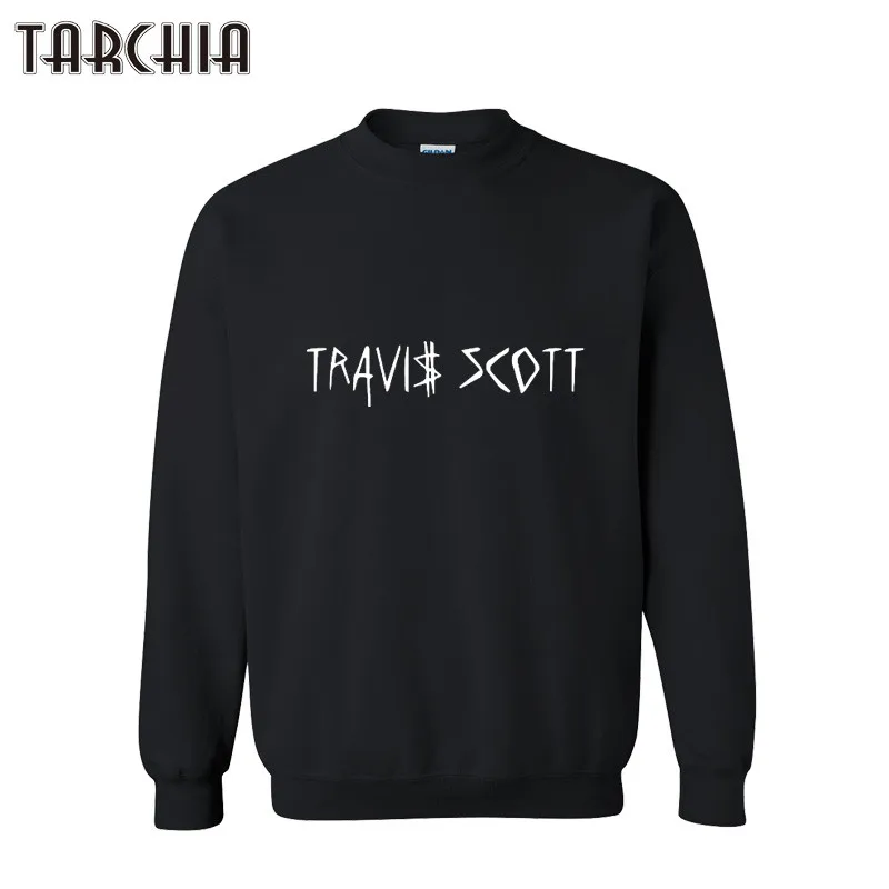 TARCHIA мужской толстовки с капюшоном 2018 толстовка принтом TRAVI Скотт Мужской пуловер