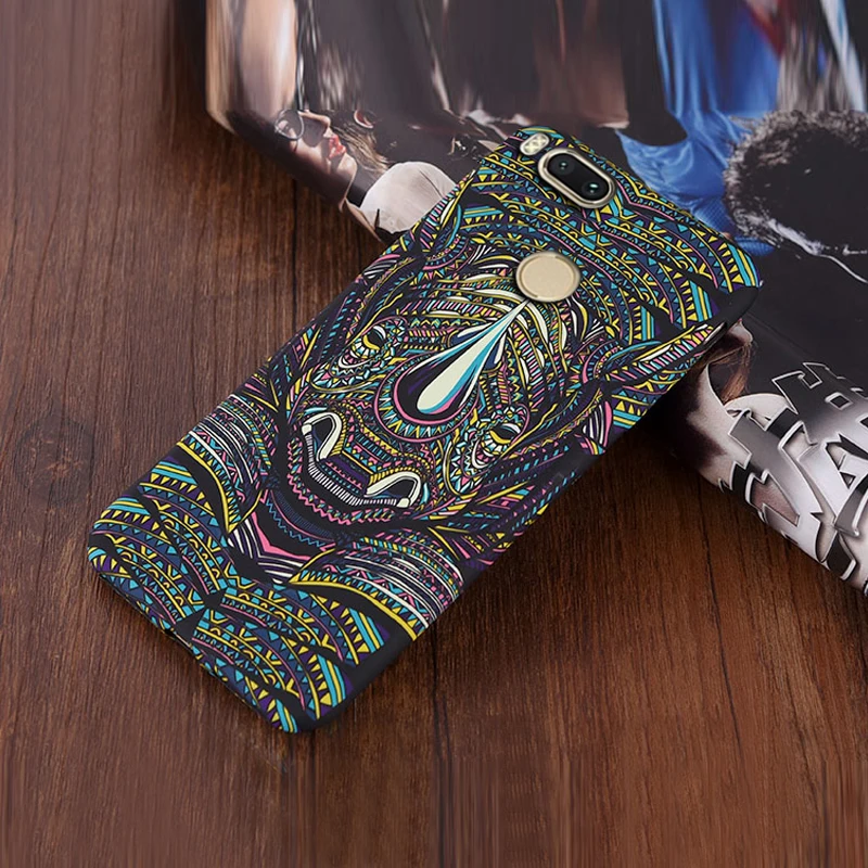 KaiNuEn coque case cover For Xiaomi Mi 5X A1 5 X Mi5X MiA1 A 1 mobile phone elephant tiger animal hard plastic original | Мобильные