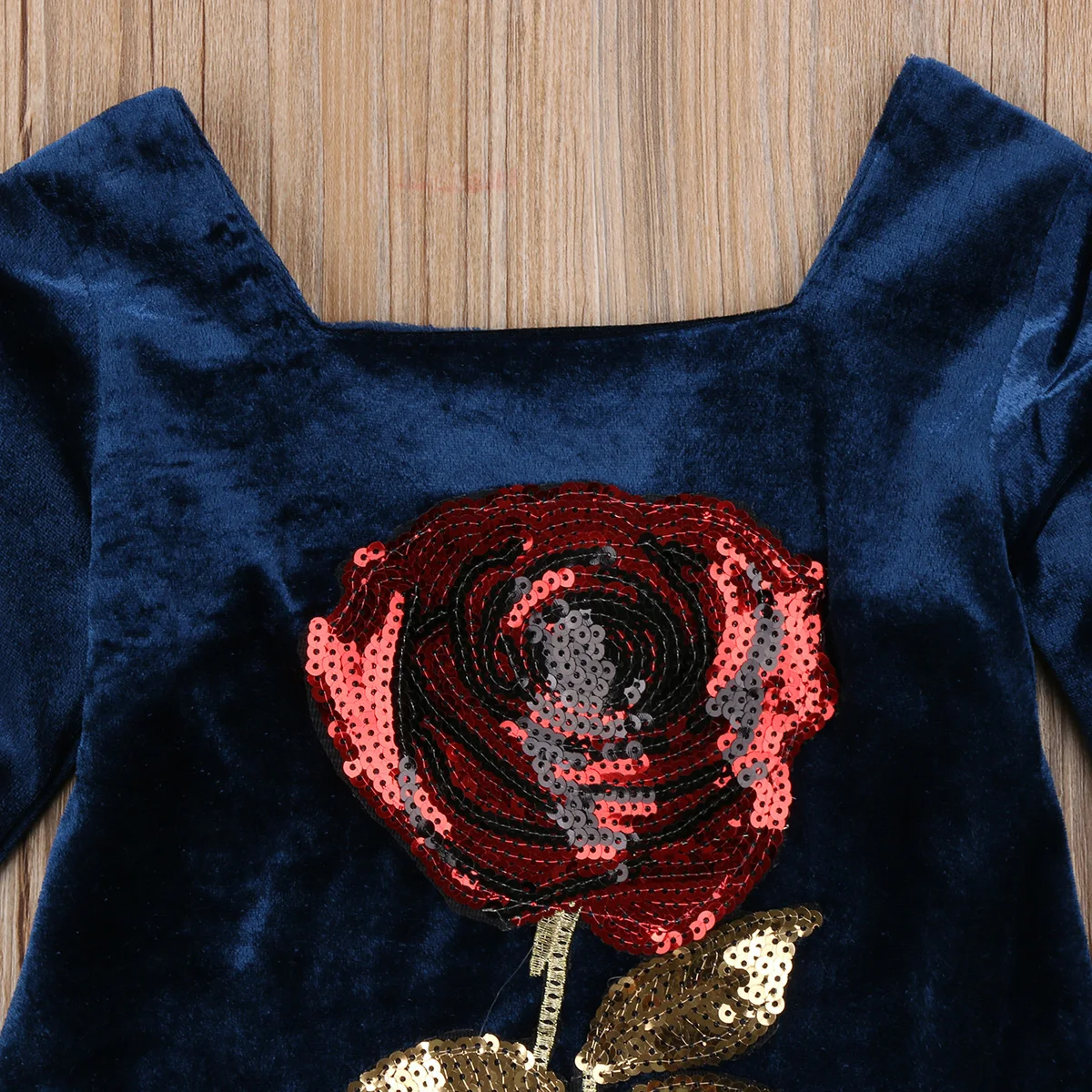 New Kids Toddler Baby Girls Silk Sequin 3D Flower Princess Party Dress Sundress Children Clothes | Детская одежда и обувь