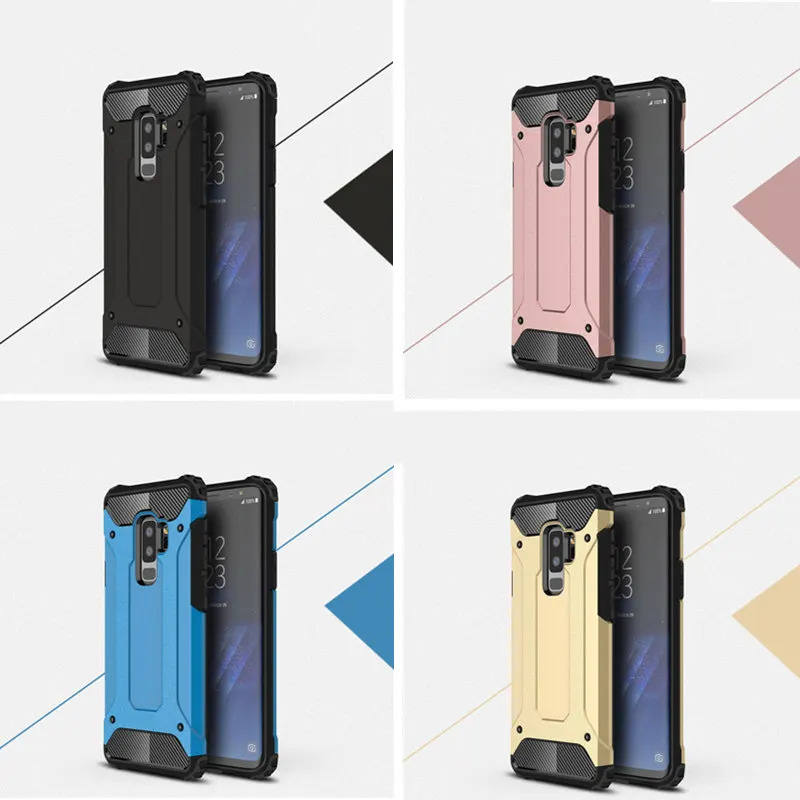 Прочный бронированный чехол для Samsung Galaxy S9 Plus S5 S6 S7 Edge S8 Note 4 5 8 9 A5 A6 A7 A8 2018 2017 A520