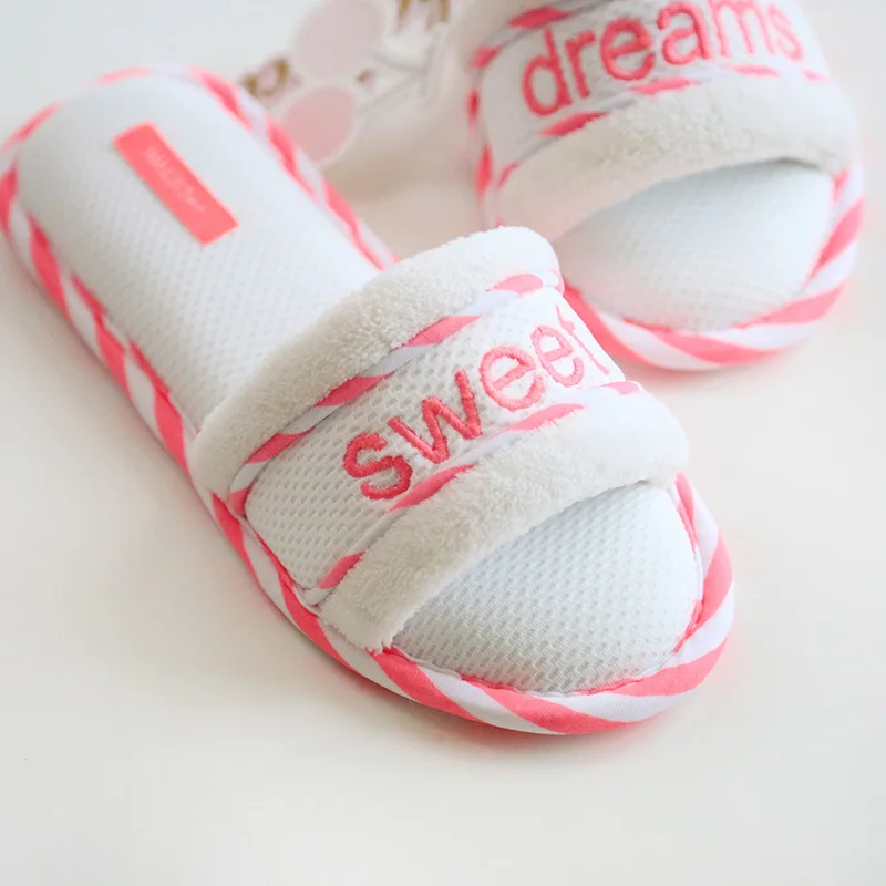 Женские домашние тапочки fresh sweet dreams хлопковые сандалии карамельных цветов с