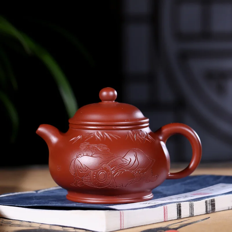 

Yixing Purple Sand Pot Famous Artisan Pan Pot Factory Wholesale Purple Sand Teapot Travel Teaware Business Gifts