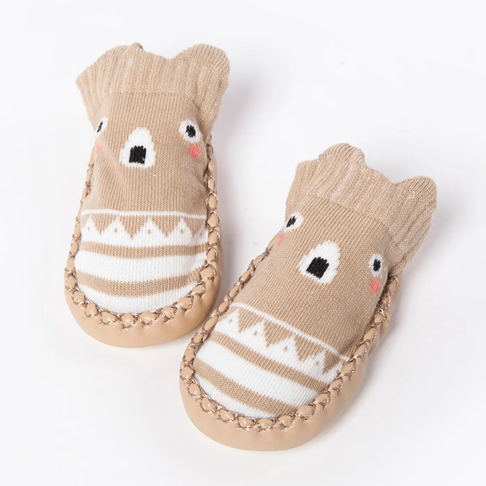 Baby Slipper Socks Toddler Boys Girls Anti-slip Warm Cotton Walking for 0-3 Years | Детская одежда и обувь