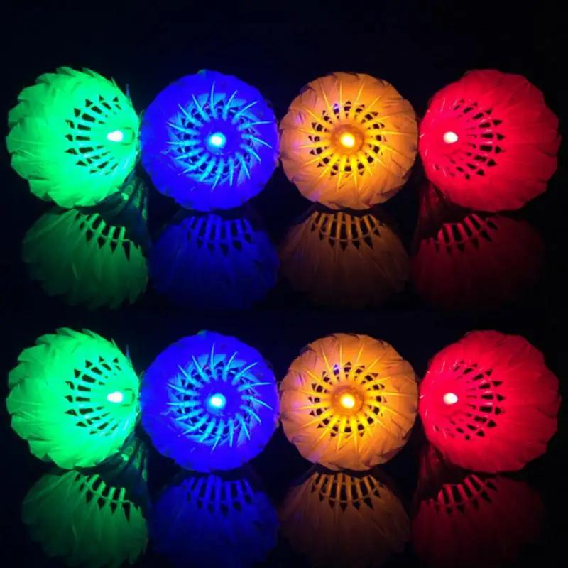 4 шт./компл. для игры в бадминтон устанавливать светодиодный Светодиодный светильник в помещении/вне помещения, долгий срок эксплуатации ночного неба светильник вес спортивных товаров