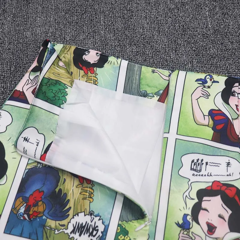 Gothic Cartoon Cute Print Comic Skirt Summer A Line Short Streetwear Ulzzang Skirts Womens Gonne Donna Estive Faldas Cortas