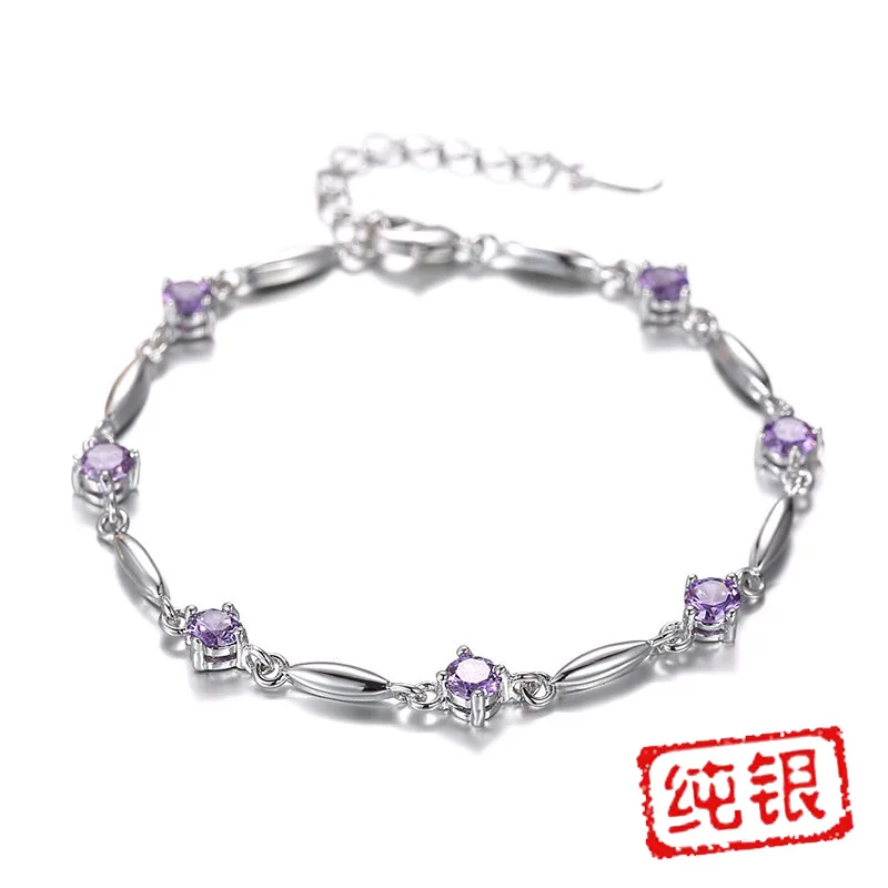 Новый модный браслет из стерлингового серебра 925 пробы женский в Корейском стиле