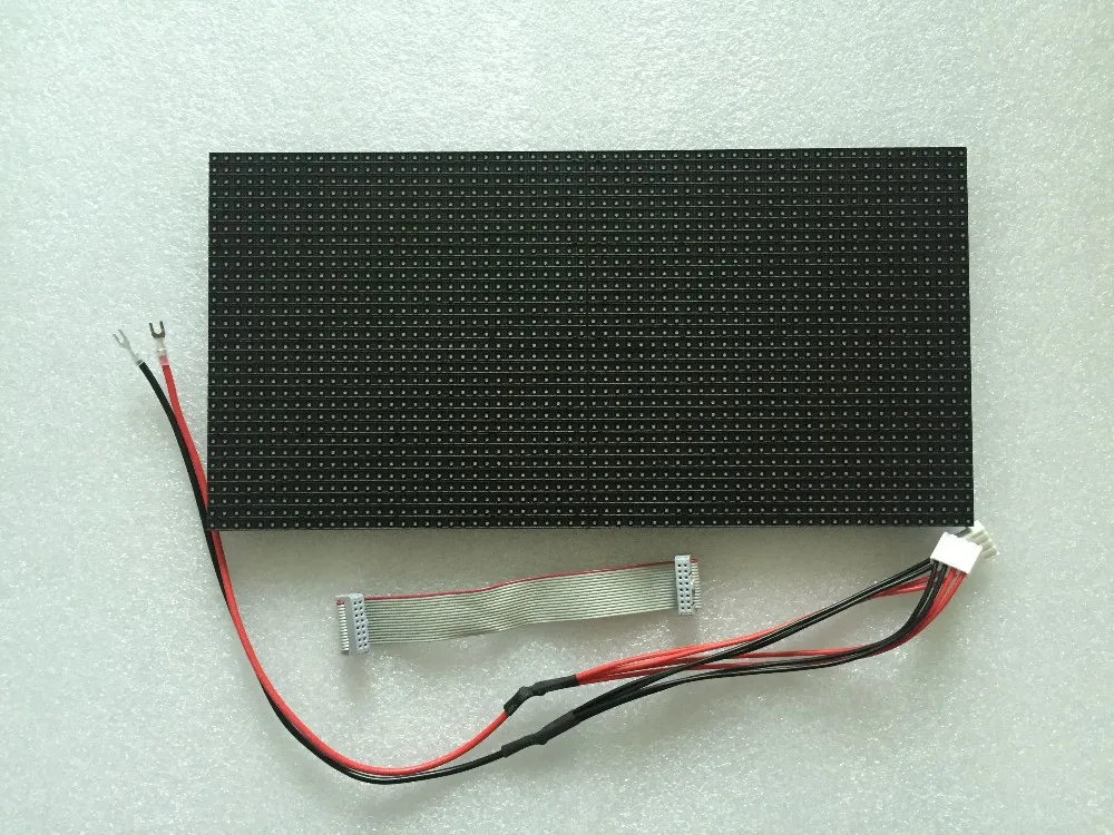 Полноцветная светодиодная панель P5 64*32 пикселей размер 320 мм * 160 сканирование 1/16