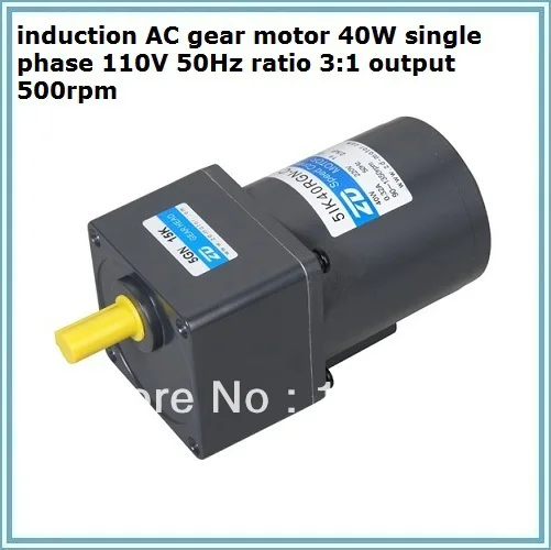 

№ A4030 1 фаза 220 в 40 Вт ac индукционный редукторный двигатель