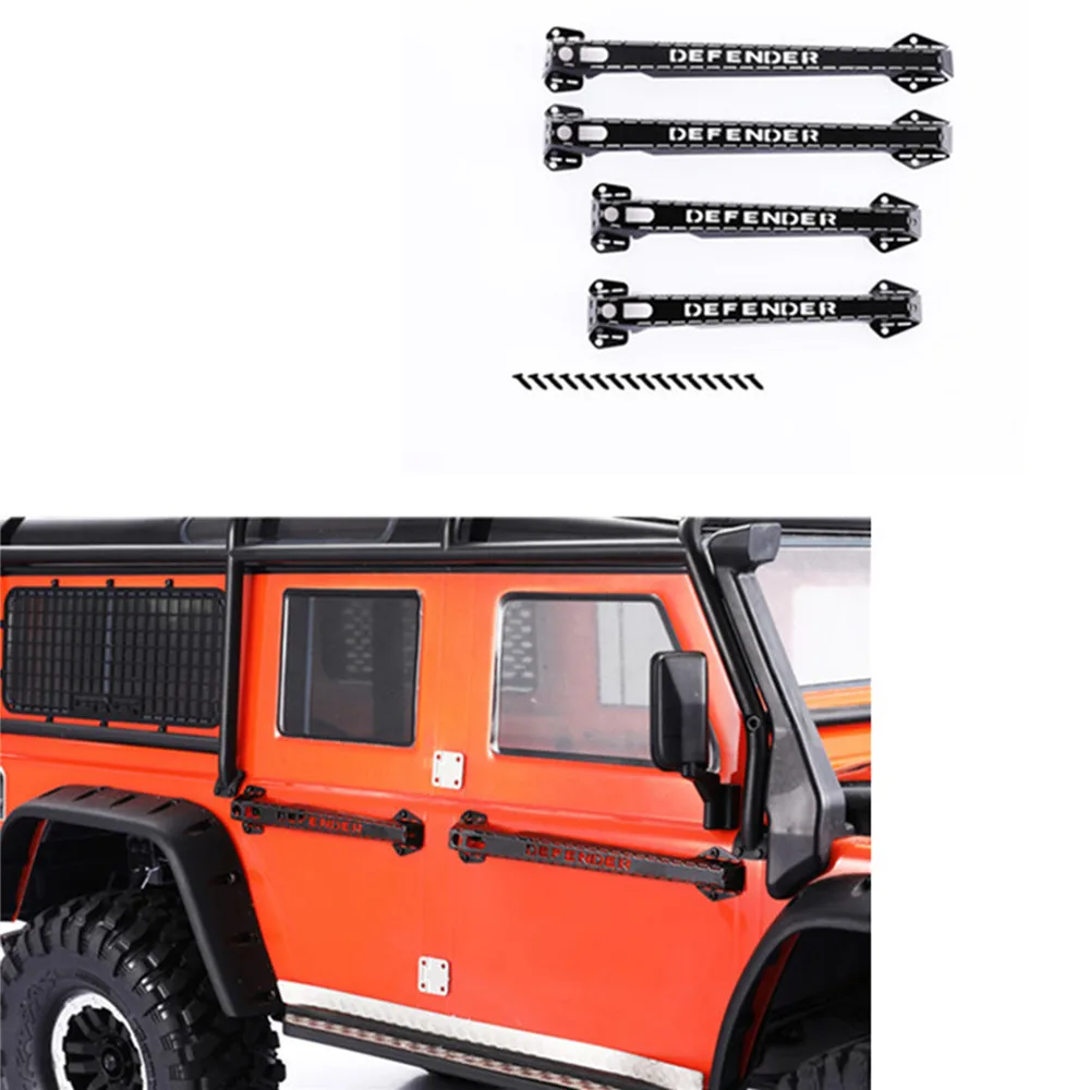 Металлические дверные ручки для 1/10 Traxxas TRX 4 TRX4 D90 D110 Радиоуправляемый гусеничный