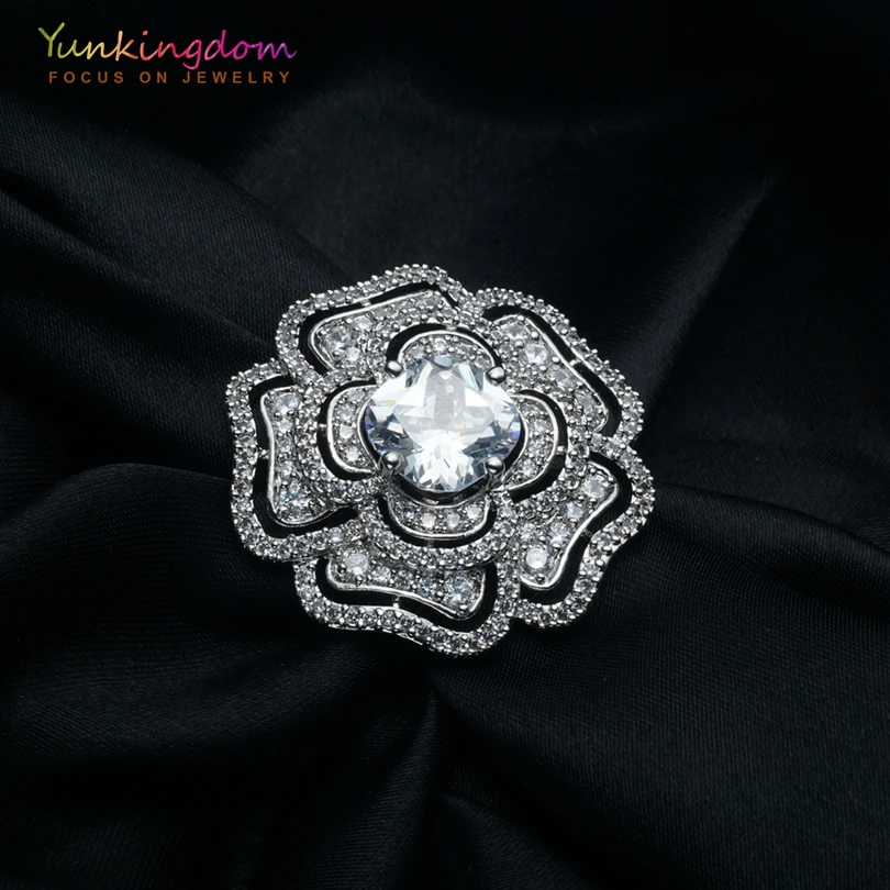 Yunkingdom новые очаровательные большие кольца для женщин Модная бижутерия с