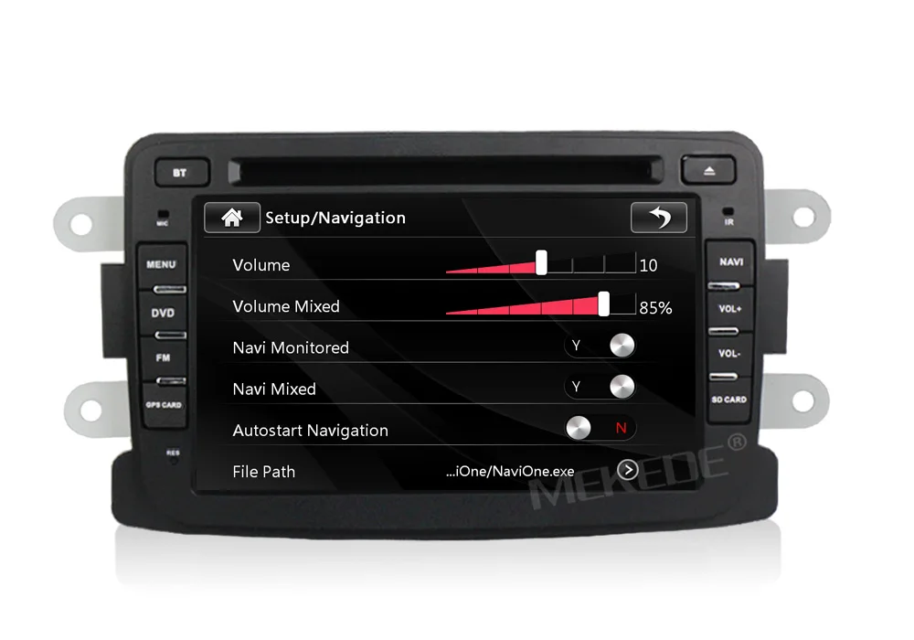 Автомобильный gps навигатор радио для Dacia Duster Logan Sandero Lada/Xray стерео с bluetooth радио 1080p видео