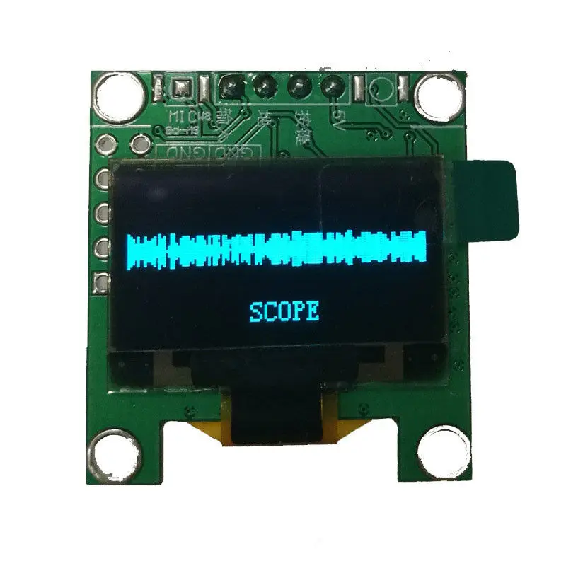 0 96 дюймовый OLED музыкальный спектральный дисплей анализатор MP3 ПК усилитель аудио