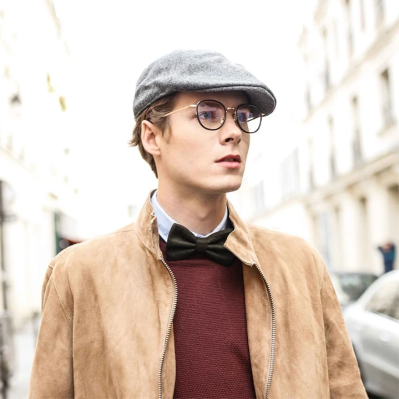 

Vintage Quality ultralight pure titanium eyeglasses classical round frame FA6138 eyewear women men prescription lens free ship