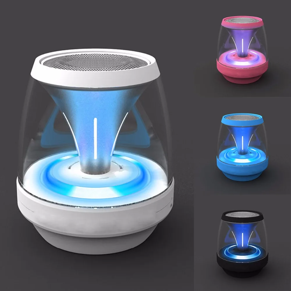 SOONHUA светодиодный волшебный свет Bluetooth беспроводной стерео динамик с басами