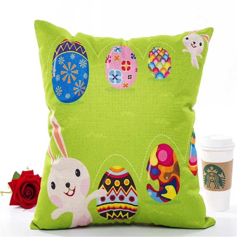 Пасхальный кролик яйца льняная цифровая печать без ядра | Дом и сад