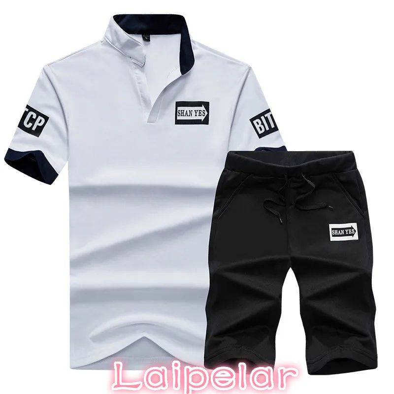 

Summer Men Sportwear Sets Tracksuit Male Outwear Sweatshirts Patchwork Men Hoodies Stand Collar Male Tracksuit 4XL,TA056