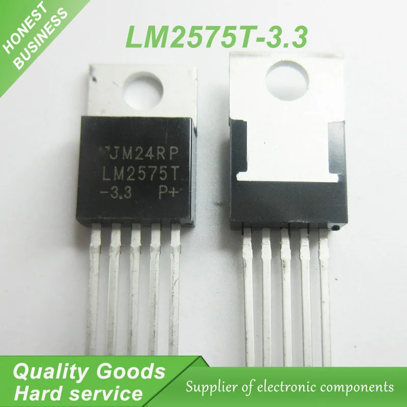 10 шт. Бесплатная доставка Φ LM2575 LM2575T TO 220 5 регуляторы напряжения Импульсные 3 В 1A Buck