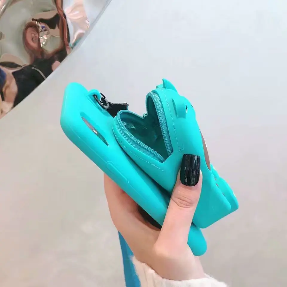 3D Модный чехол для телефона с мультяшным медведем Тоторо iPhone 11 Pro Max XS XR 6 6S 7 8 Plus X