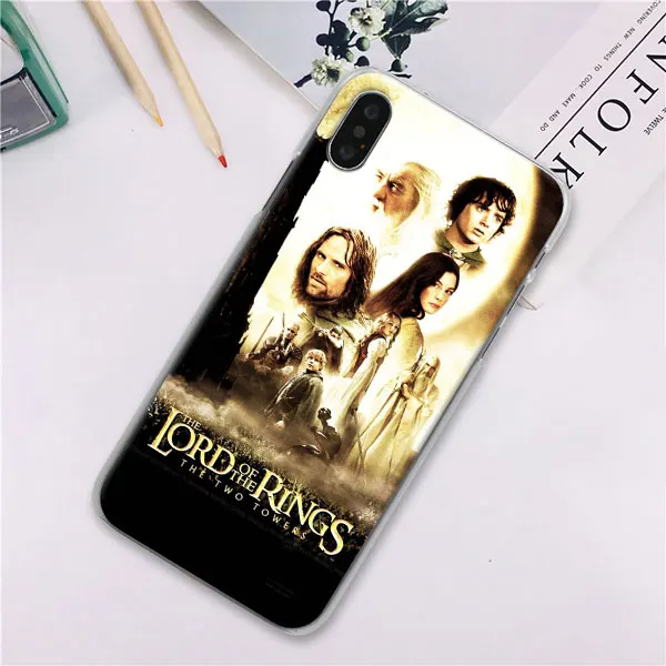 08 Чехол для телефона Хоббит Властелин колец для Apple iPhone 7 8 Plus 6 6s Plus X XS XR XS MAX 5 5S чехол для телефона - Цвет: 08