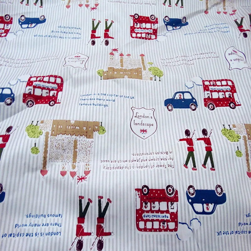 Классическая 50x160 см Великобритания Королевский солидный автобус и синяя полоса