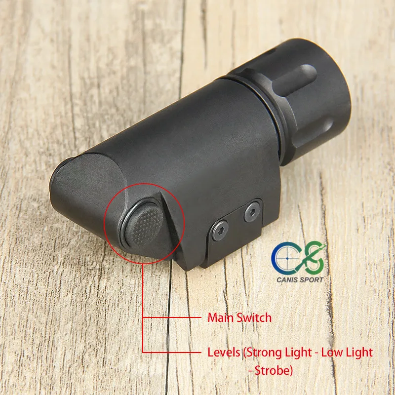 TRIJICON тактический пистолет светильник подсветка для оружия 6063 Алюминиевый 120