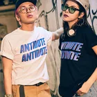 HISTREX с буквенным принтом антидот футболки, мужская футболка, футболка без рукава, детское платье с круглым вырезом, одежда размера плюс летняя уличная мода JB2HO #