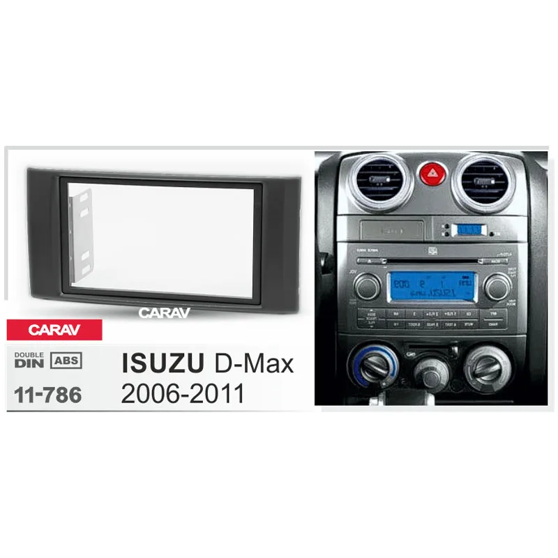 CARAV 11-786 Высокое качество радио фасции Для ISUZU D-Max 2006-2011 рамка для DVD CD отделка