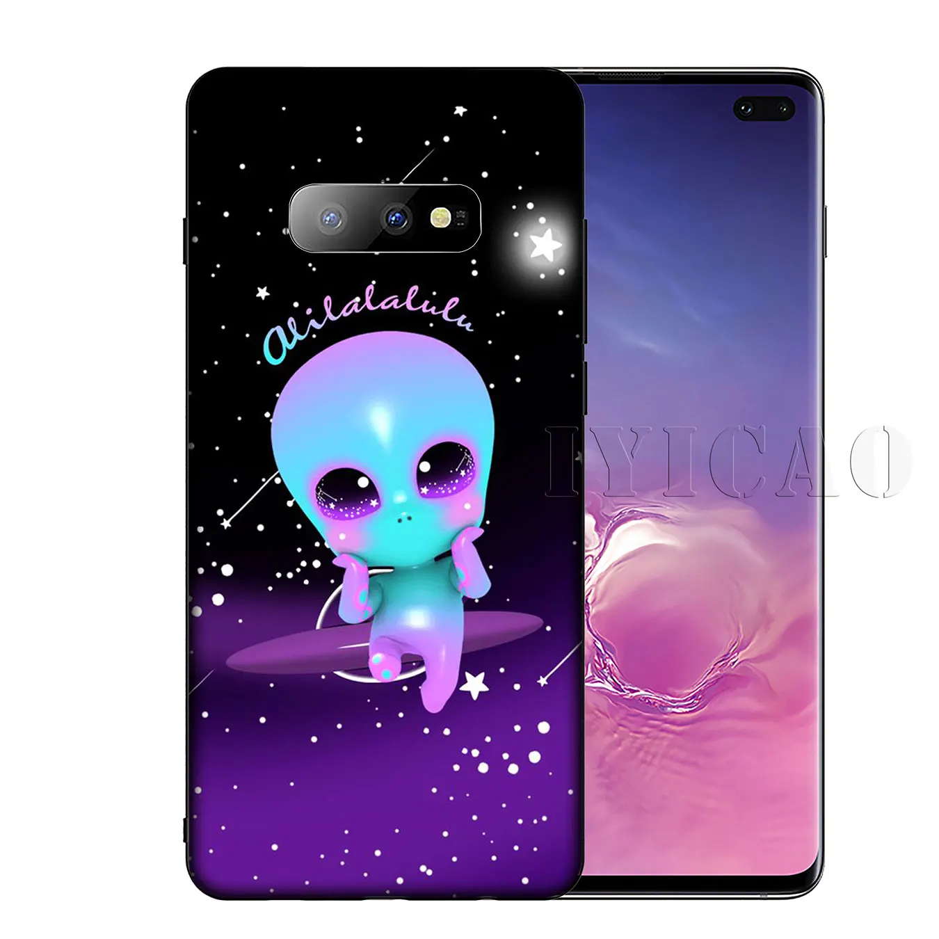 IYICAO милый Alien UFO Kawaii мягкий силиконовый чехол для телефона Samsung Galaxy S20 Ultra S10 Lite S9 S8