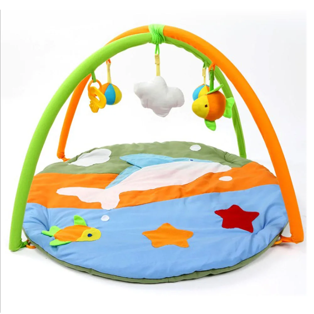 Мягкий детский игровой коврик Детский развивающий с рамкой|Развивающие коврики|