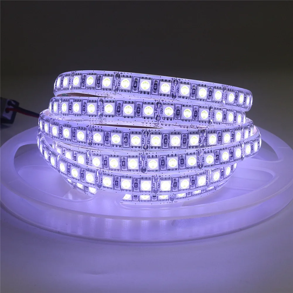 5 м Светодиодная лента 5050 120 светодиодов/м гибкая светодиодная полоса освещение RGB