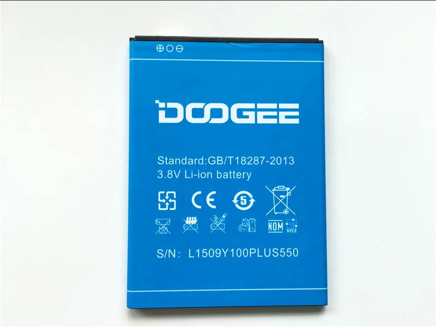 DOOGEE Y100 Plus батарея 100% оригинальная большая емкость 3000 мАч литий ионная Замена Для