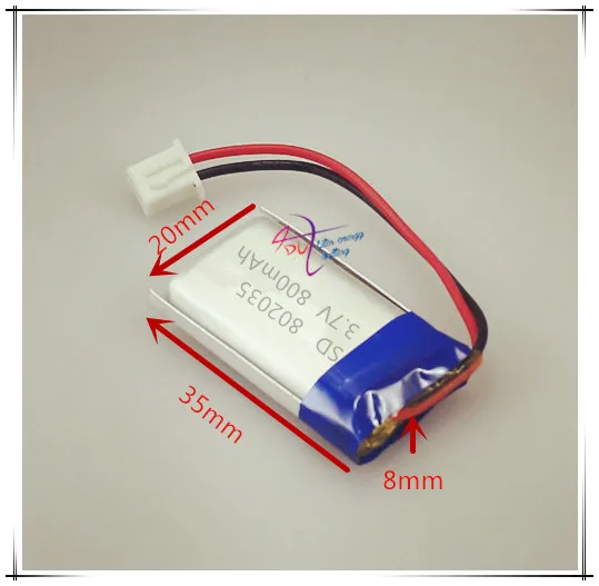 XHR2.54 600mAh 802035 special offer product in 3.7V polymer lithium battery backup power supply | Электроника