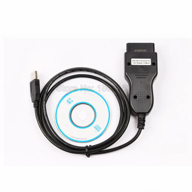 VAG CAN Commander 5,5+ Pin-ридер 3,9 бета USB к OBD2 Авто диагностический кабель