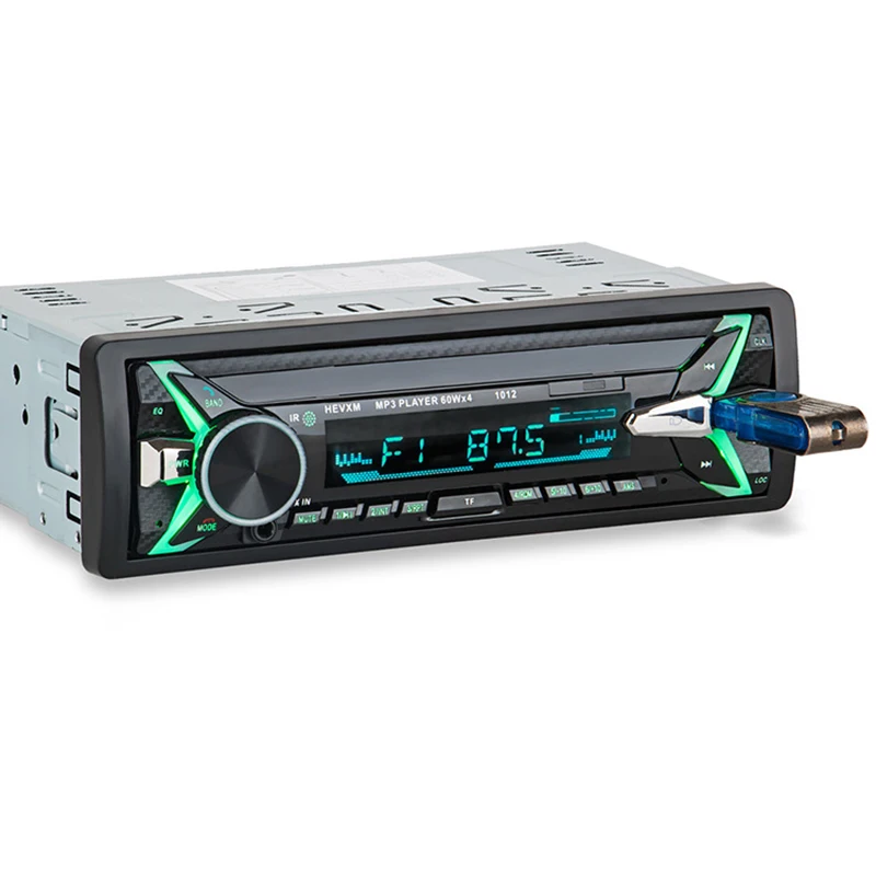 Одноместная Автомагнитола 1 DIN стерео с Bluetooth Автомобильный MP3 плеер