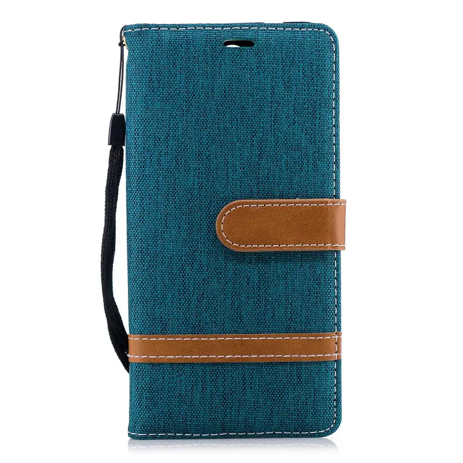 Кожаный чехол-книжка Desyner Denim смешанных цветов для Nokia 3 1 2018 кожаный чехол-сумка