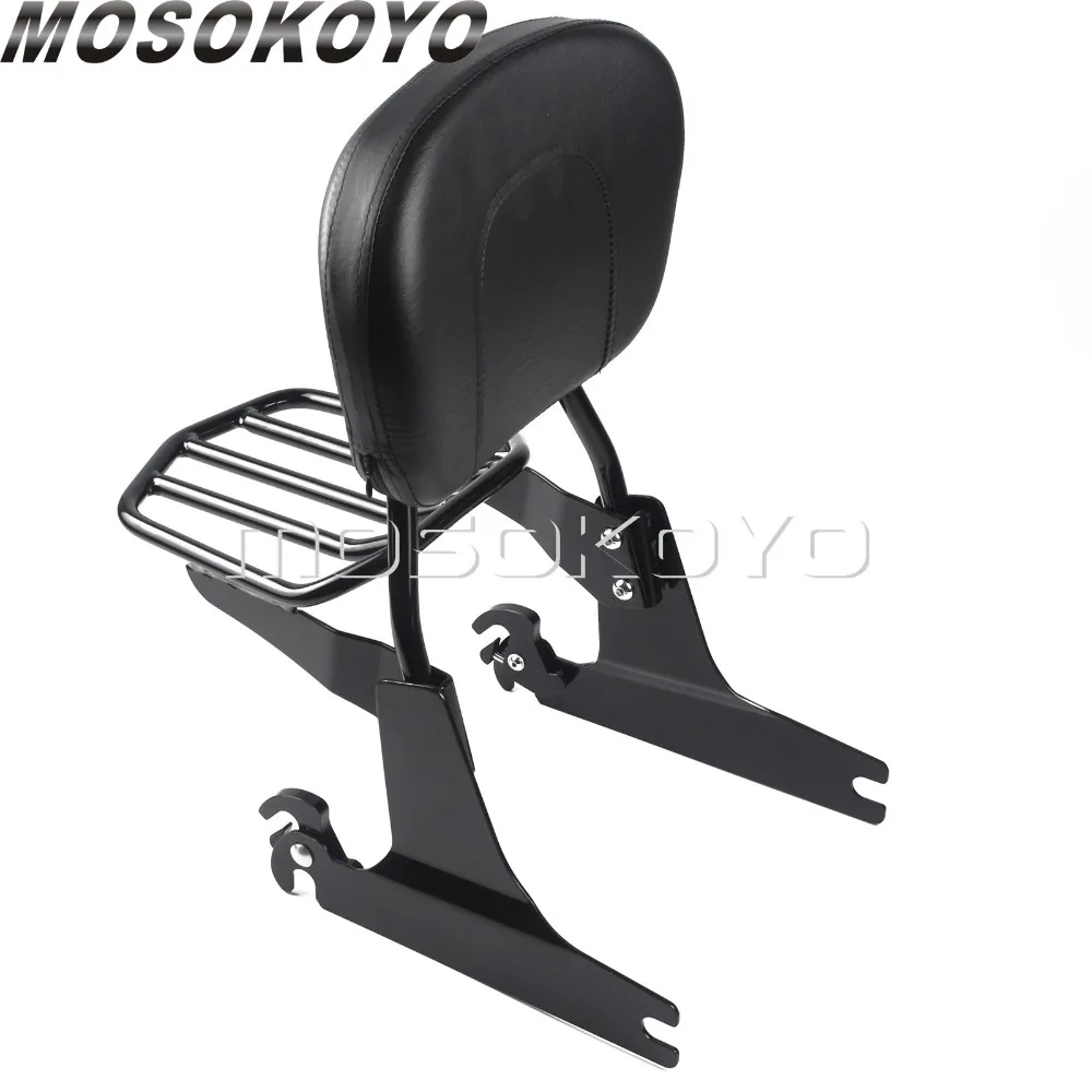 Съемный кронштейн для спинки багажника Harley Dyna Street Bob FXDB Super Glide FXD Low Rider 06 17|Накладки