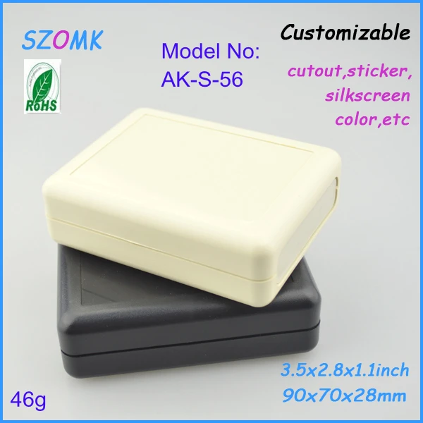 Abs коробка пластиковая для электроники печатной платы (1 шт.) 90*70*28 мм проектная