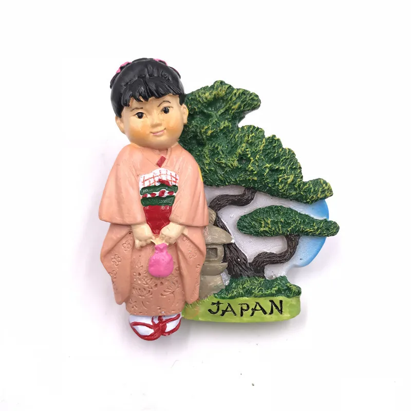 Японский пейзаж Fujiyama магнит на холодильник кухонный домашний декор смола Токио