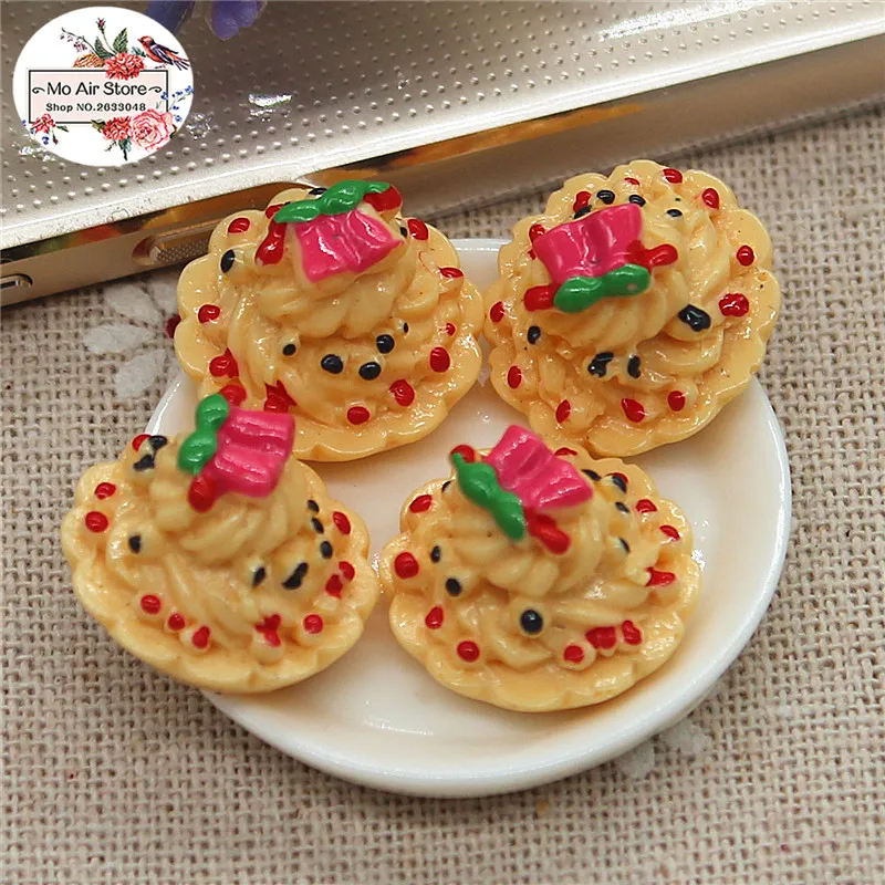 10 шт. лимон торт десерт каучук с плоским основанием кабошон миниатюрные продукты