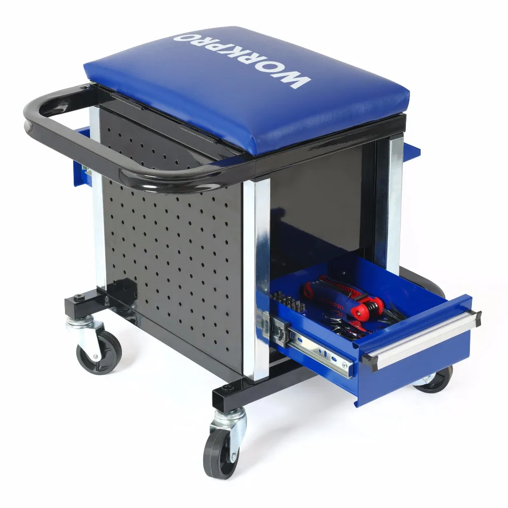 WORKPRO 135 шт. Набор инструментов подвижный верстак для сидений набор ремонта