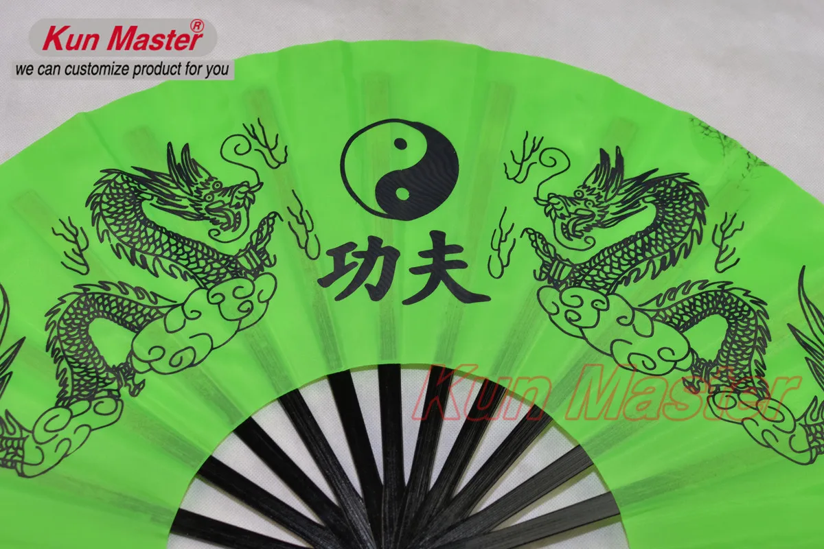 Бамбуковое искусство боевых искусств тренировочный веер для представлений Wu Shu