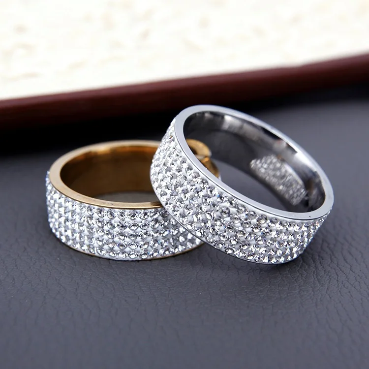 Кольца из титановой стали 2020 5 рядов с фианитом|ring batman|ring anglesteel cooler |