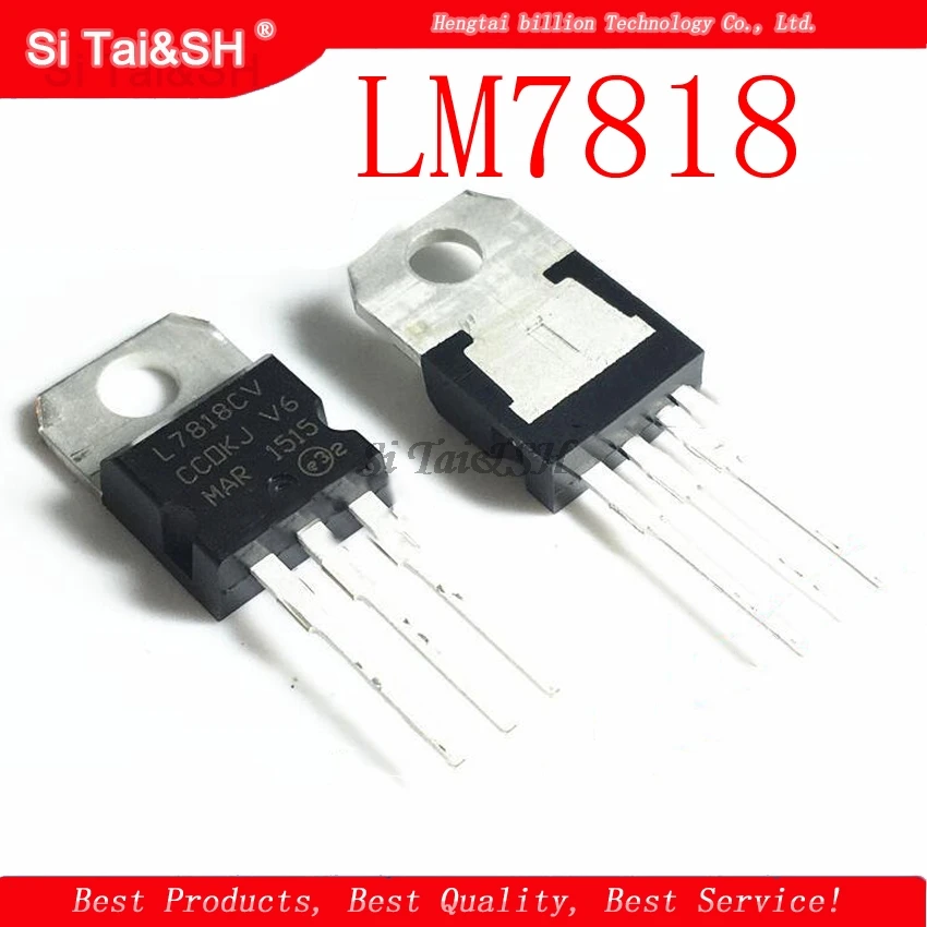 L7818CV TO220 L7818 TO-220 7818 LM7818 MC7818 Новый и оригинальный IC 10 шт. | Электронные компоненты