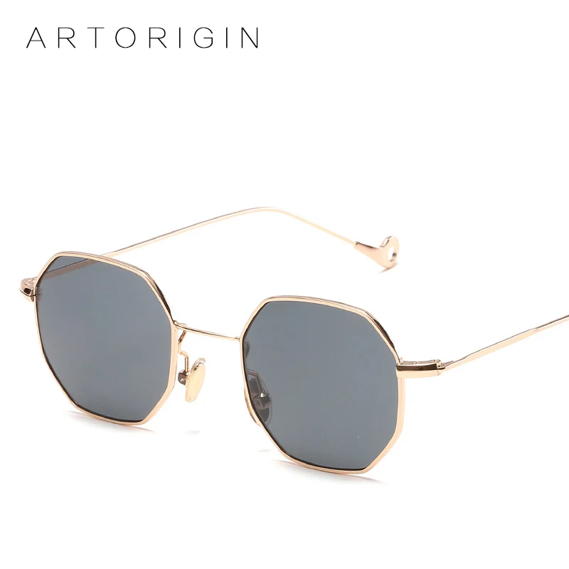 Солнцезащитные очки унисекс квадратные и шестиугольные тонированные для мужчин