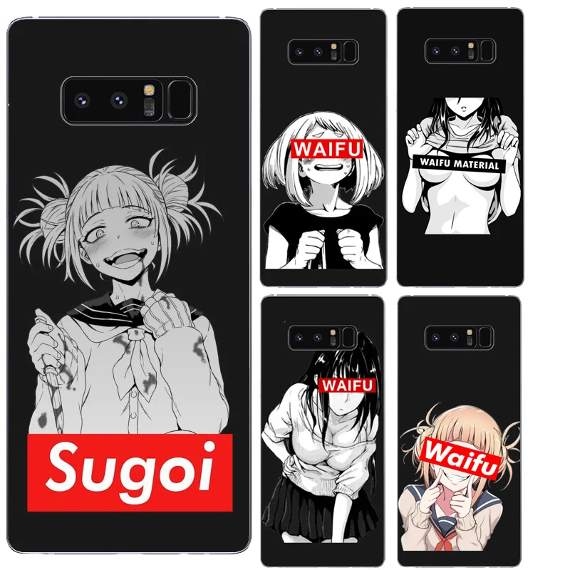 Sugoi Senpai аниме вайфу чехол для телефона Samsung Galaxy S5 S7 S8 S6 S7EDGE S9 S9PLUS NOTE 3 4 7 8 9